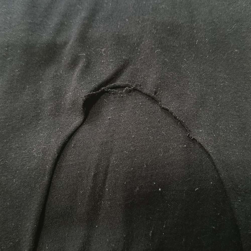 Grunge Helmut Lang Side Split Skirt - image 4